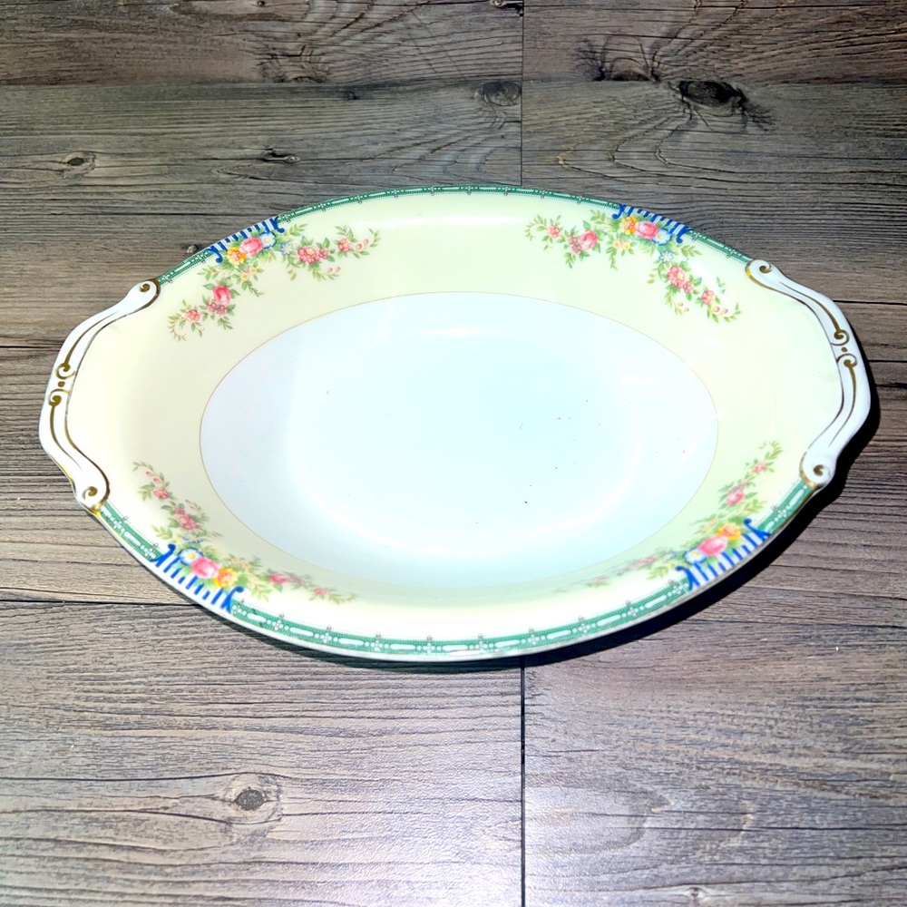 Vintage Made in Japan Bowl, Serving Dish, Grace China, Antique Floral Design